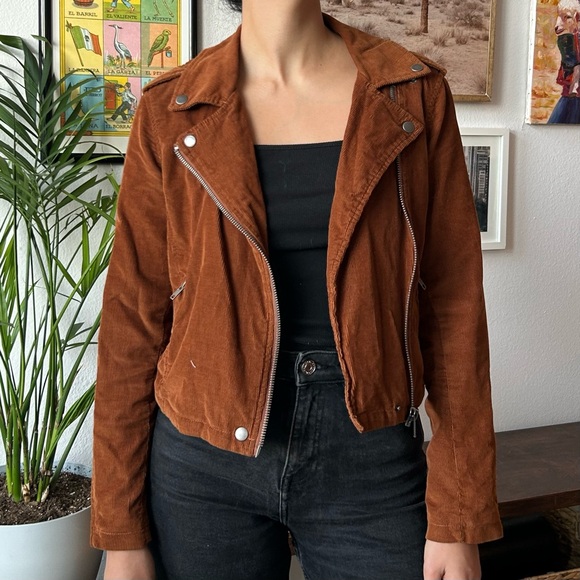 Camel corduroy motto jacket - Picture 1 of 4